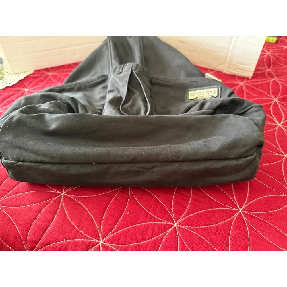 Airpacks System Black Sling Backpack Ergonomic Single Strap Crossbody Bag